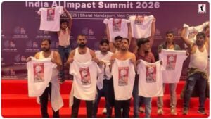 AI Impact Summit 2026: AI समिट में ‘शर्टलेस’ बवाल, यूथ कांग्रेस के 4 नेता गिरफ्तार, दिल्ली पुलिस लगाएगी ‘बड़ी साजिश’ की धाराएं