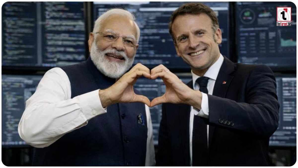 PM Modi-Macron AI Photo