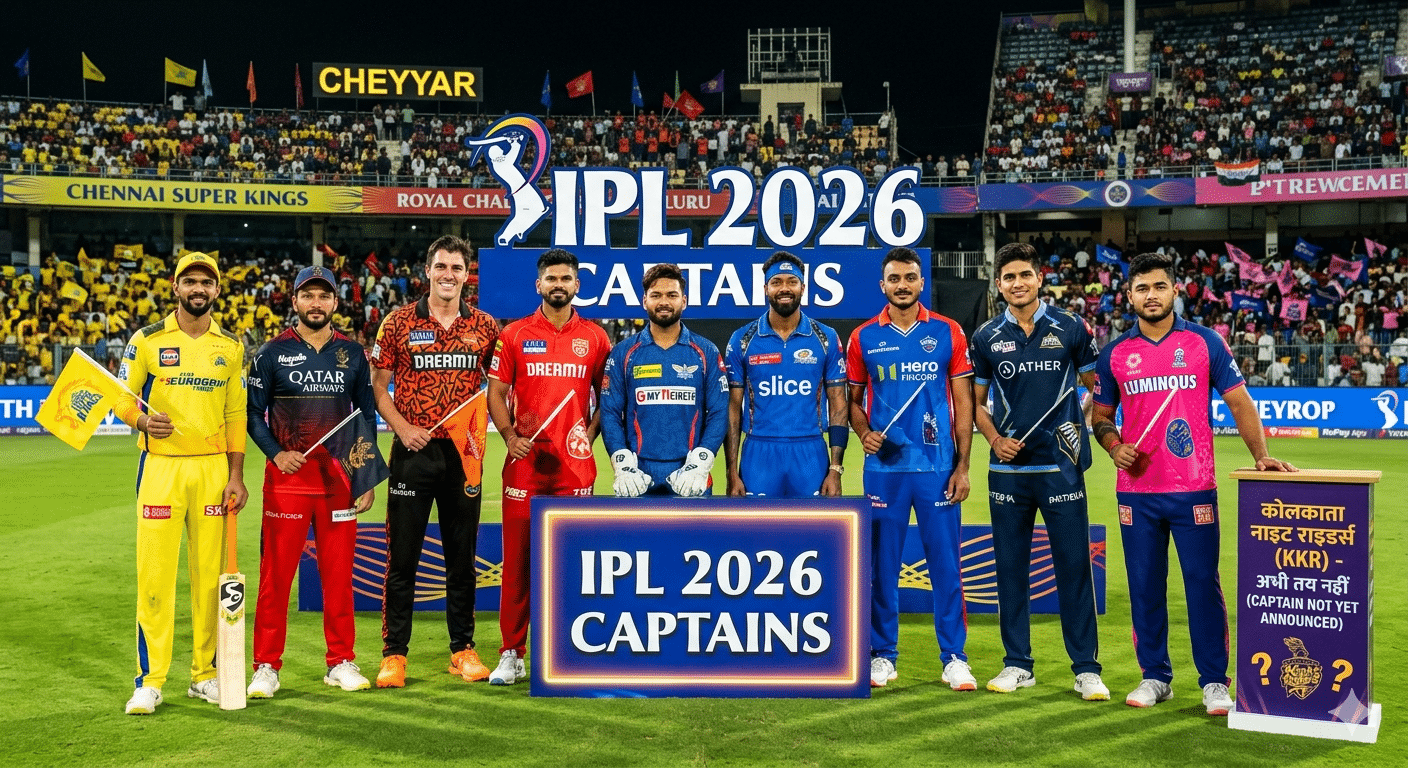 IPL 2026 Captains List
