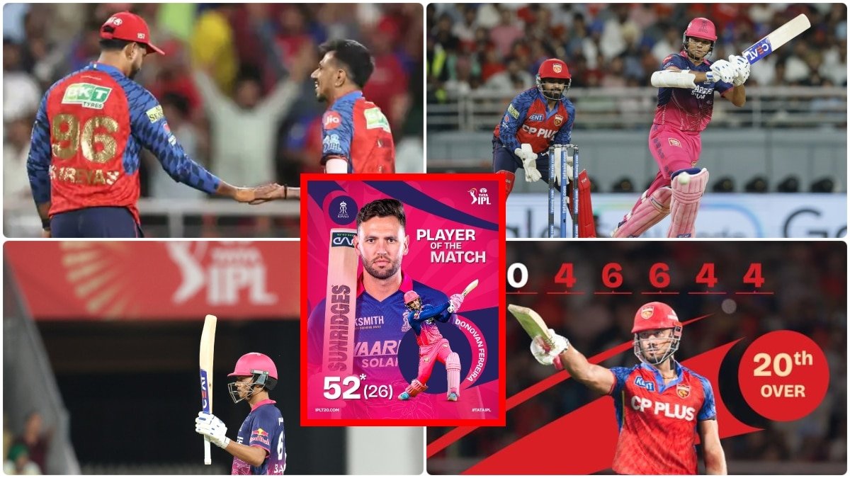PBKS vs RR: राजस्थान रॉयल्स ने पंजाब के 222 रनों के पहाड़ को किया ध्वस्त, डोनोवन फरेरा बने जीत के हीरो