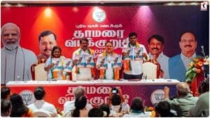 TN Elections 2026: तमिलनाडु में बीजेपी का ‘संकल्प’, महिलाओं को नकद और मुफ्त गैस सिलेंडर; युवाओं के लिए बड़े ऐलान