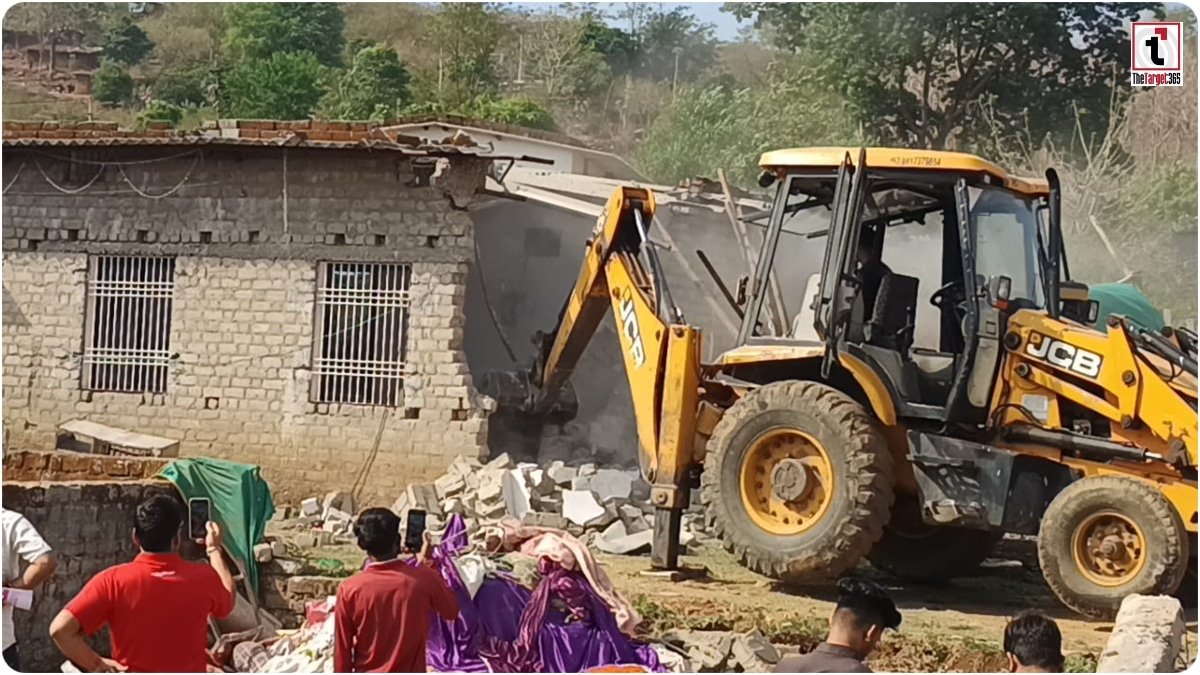 Ambikapur Bulldozer Action