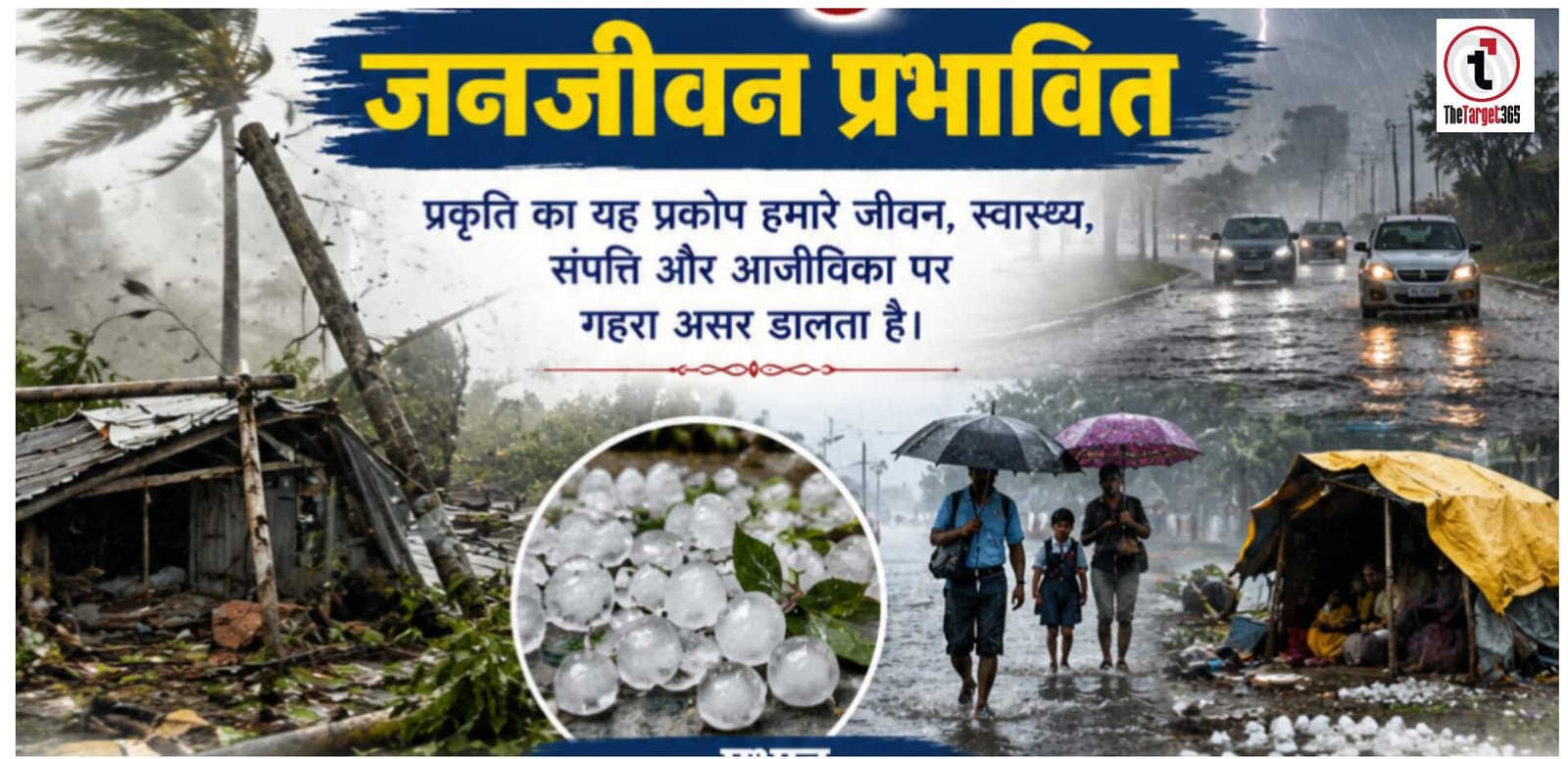 Chhattisgarh Weather : छत्तीसगढ़ में बदला मौसम का मिजाज, आंधी बारिश और ओलावृष्टि से जनजीवन प्रभावित हुआ