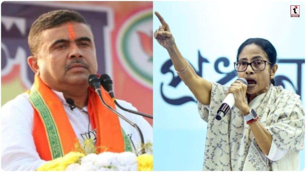 West Bengal Election Results 2026 : बंगाल में खिला कमल,  ममता के पूर्व सिपहसालार शुभेंदु अधिकारी ने ढाया दीदी का किला