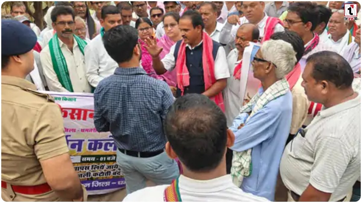 Dhamtari Farmers Protest