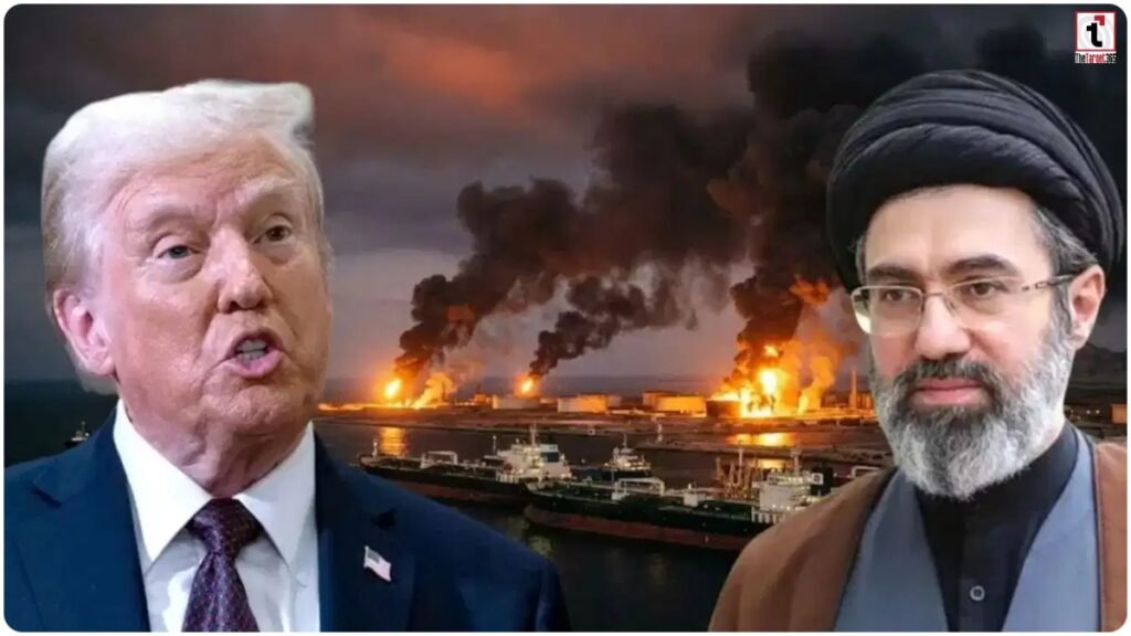 Iran US Conflict : होर्मुज में फिर धमाके, सिरिक-केश्म पर हमले, अमेरिका-ईरान युद्धविराम पर मंडराया संकट