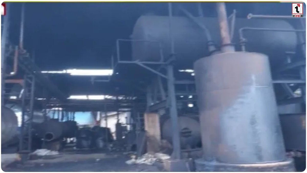 Raipur Oil Factory Fire