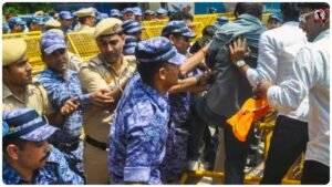 CJP Protest Lathi Charge