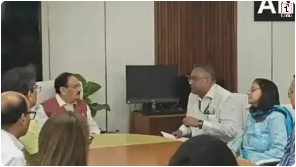 JP Nadda RML Hospital Visit