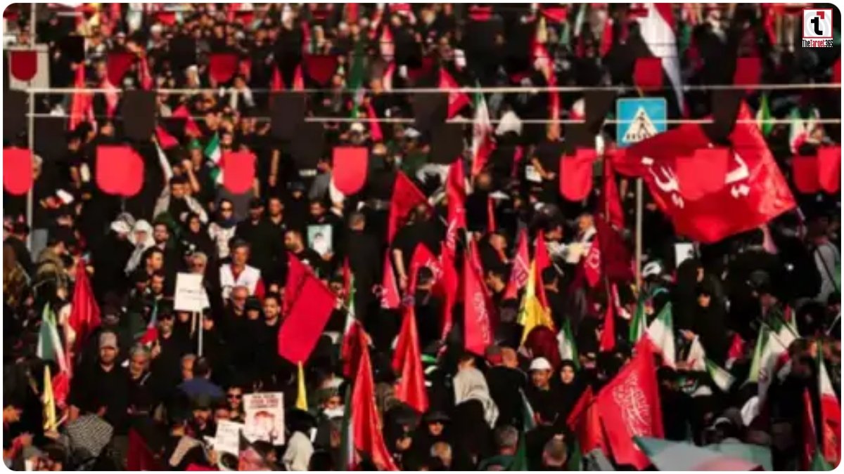 Khamenei Funeral : ईरान में खामेनेई की अंतिम यात्रा में उमड़ा जनसमूह, 10 किलोमीटर लंबे जुलूस में लाखों लोगों की मौजूदगी