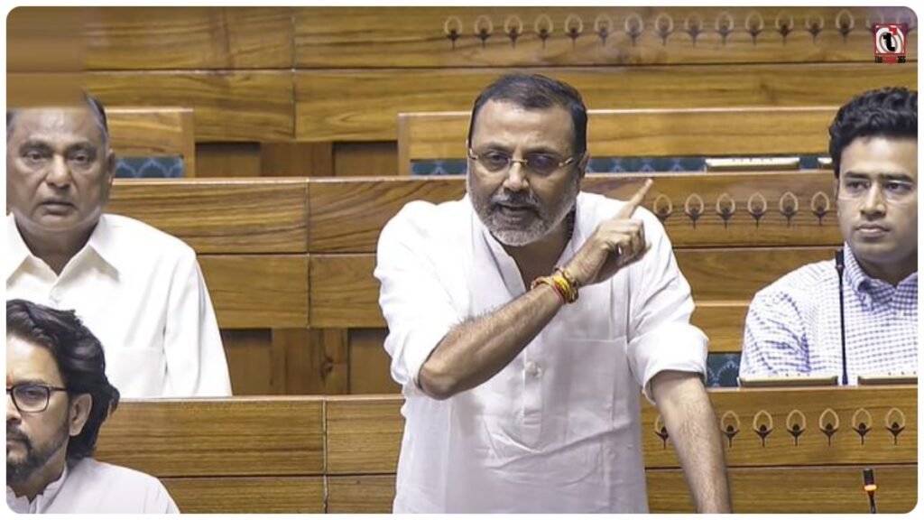 Nishikant Dubey Statement: नेहरू बयान पर कायम, परीक्षा विधेयक बहस में संसद का माहौल गरम