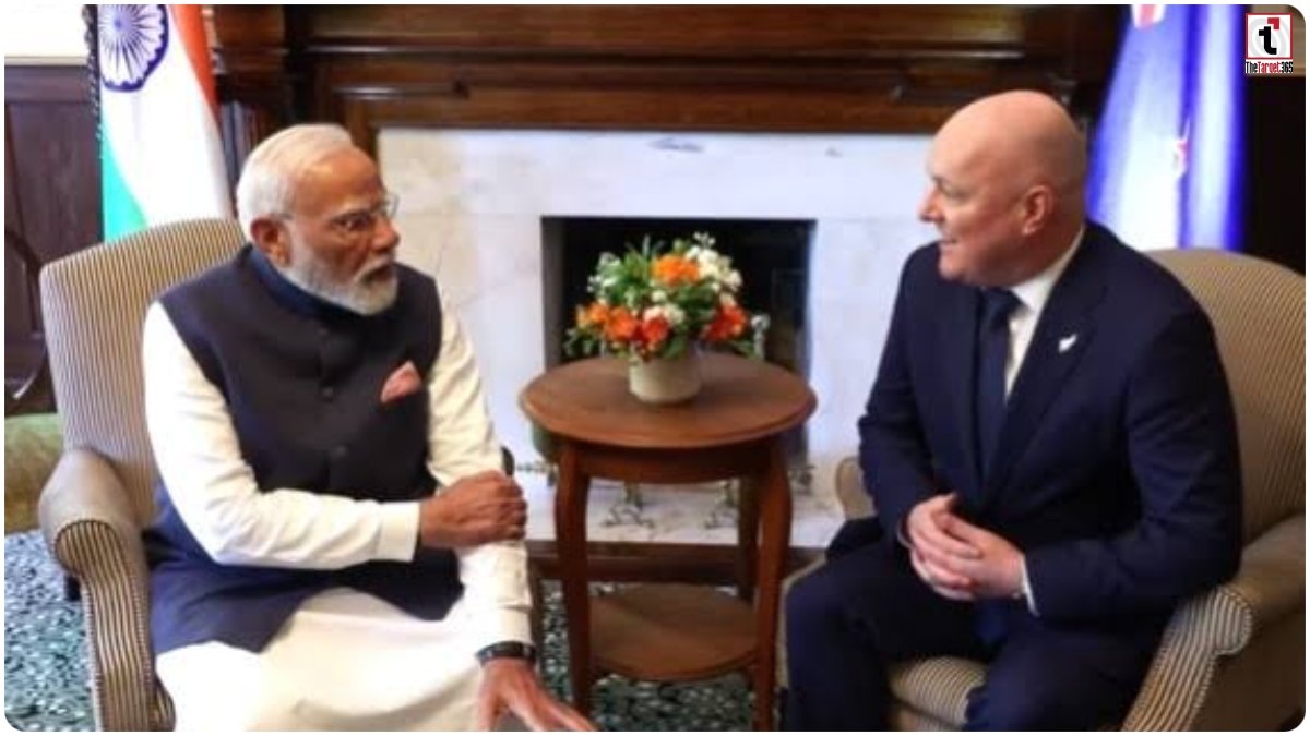 PM Modi–Christopher Luxon Meeting