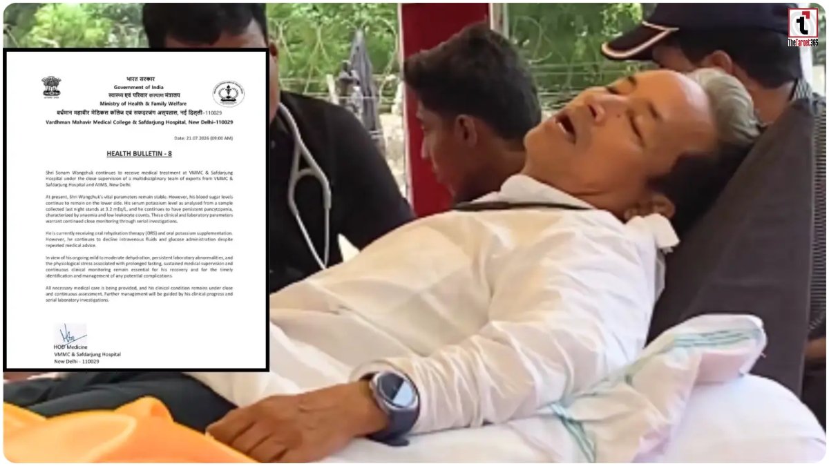 Sonam Wangchuk Health