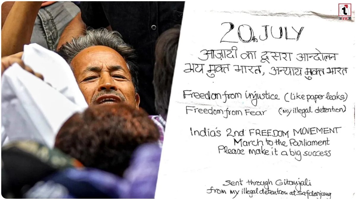 Sonam Wangchuk Message