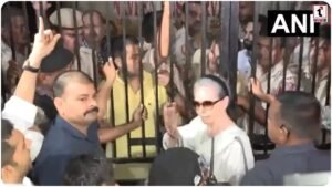 Sonia Gandhi Mandir Marg Visit
