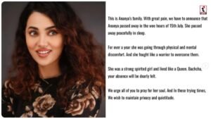 Ananya Raj Death