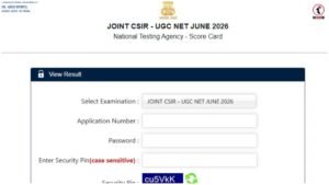 CSIR UGC NET Result 2026