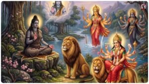 Maa Durga Lion Story