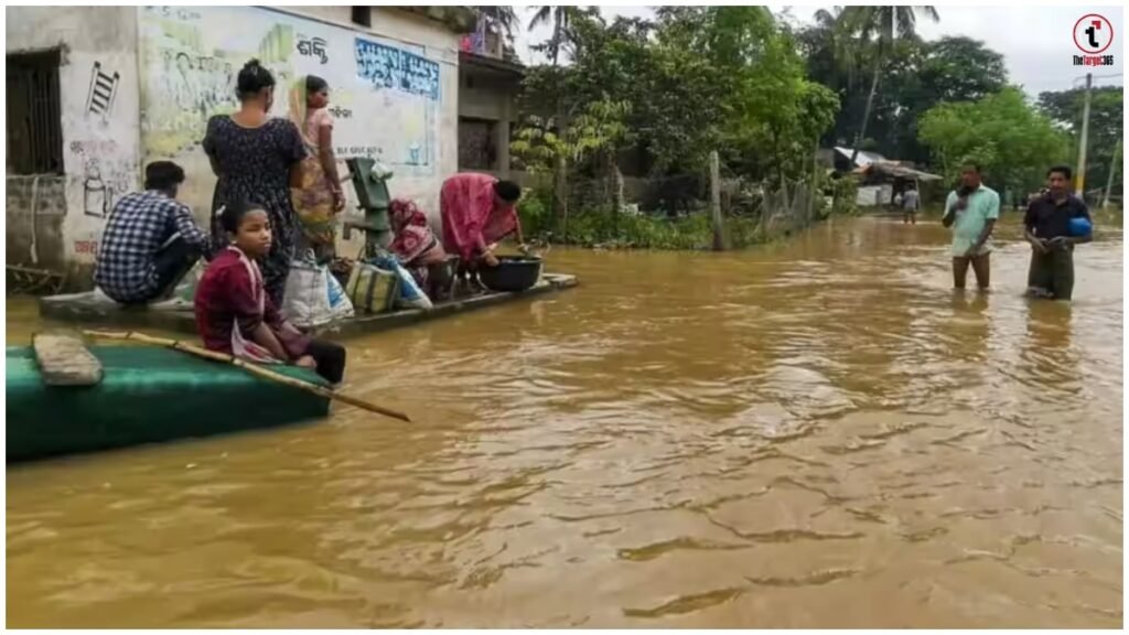 Odisha Flood : ओडिशा में बैतरणी-सालंदी उफान पर, छह जिलों में बाढ़ का खतरा, 7.85 लाख प्रभावित