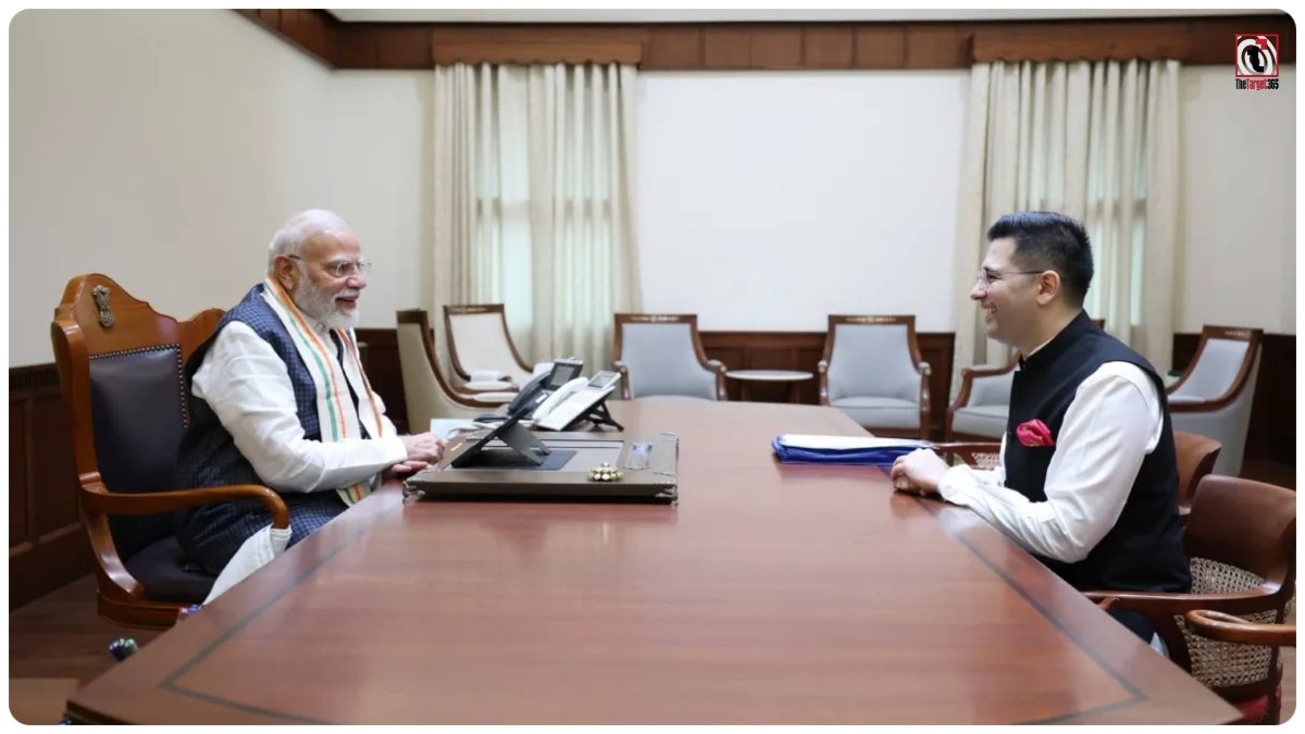 Raghav Chadha Meets PM Modi