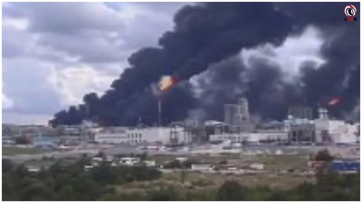 Russia Plant Fire