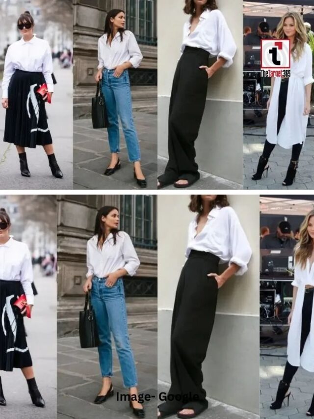 White Shirt को ऐसे करें स्टाइल