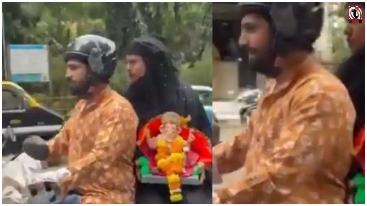 Burqa Ganpati Viral Video