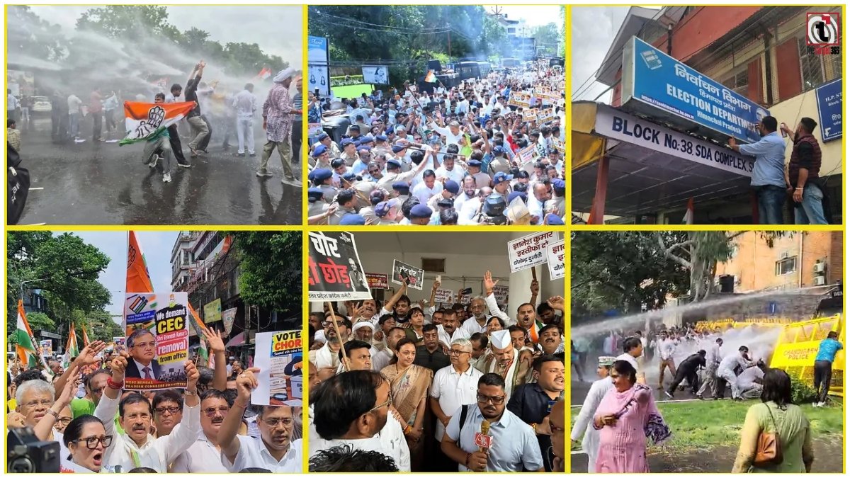 CEC Gyanesh Kumar Protest