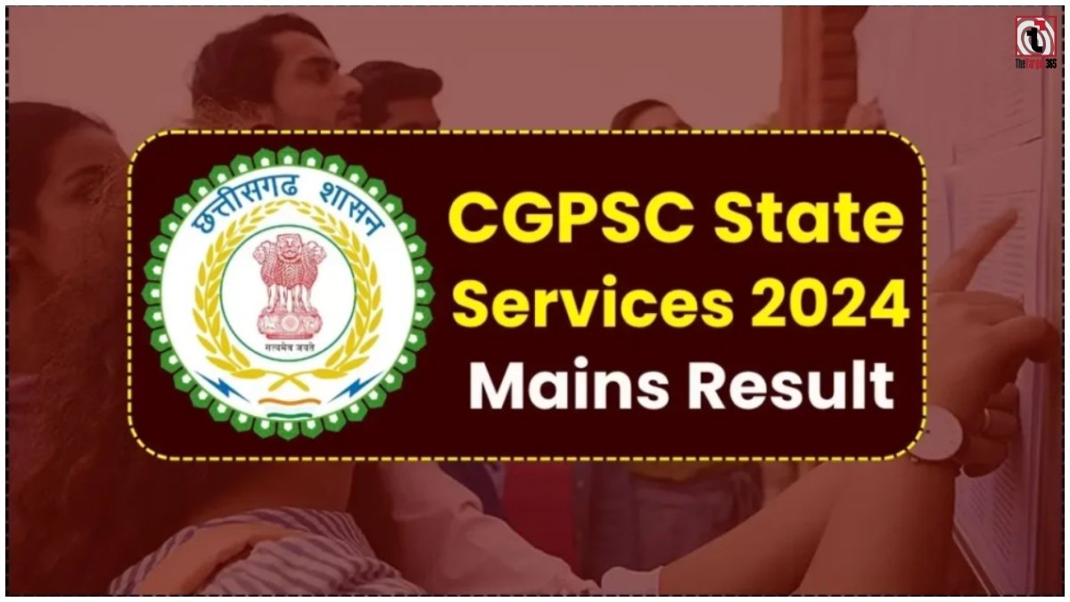 CGPSC Mains Result 2025