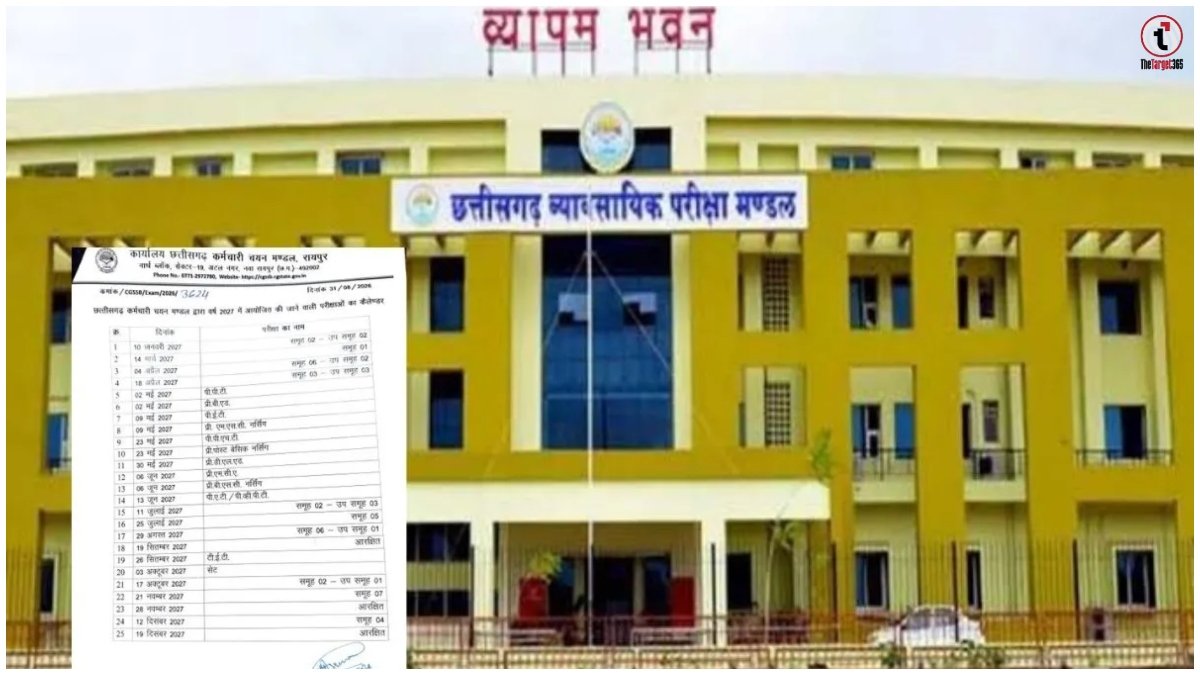 CGSSB Exam Calendar