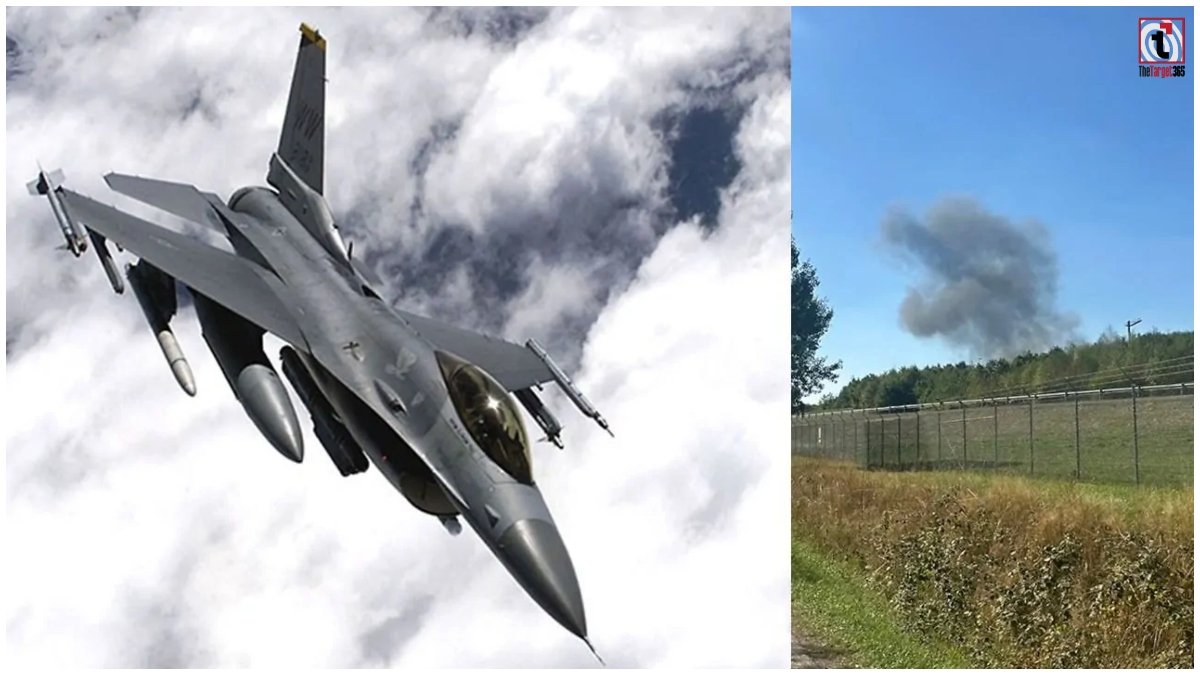 F-16 Fighter Jet Crash