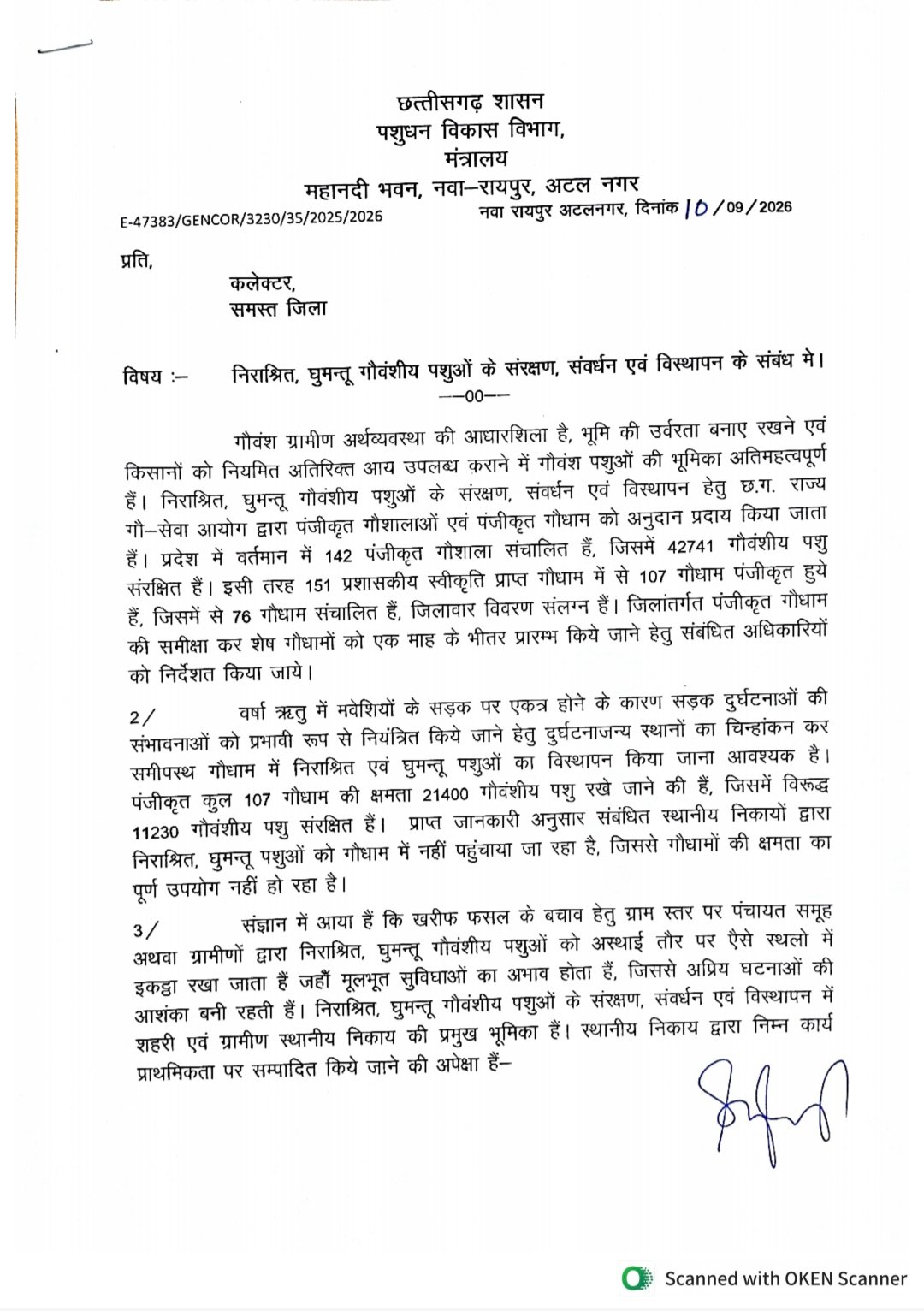 CG News : गौधाम खाली, सड़कें भरीं! सरकार ने आवारा मवेशियों पर कसी लगाम, फिर निकला आदेश 1 TheTarget365 – देश-दुनिया की हर खबर
