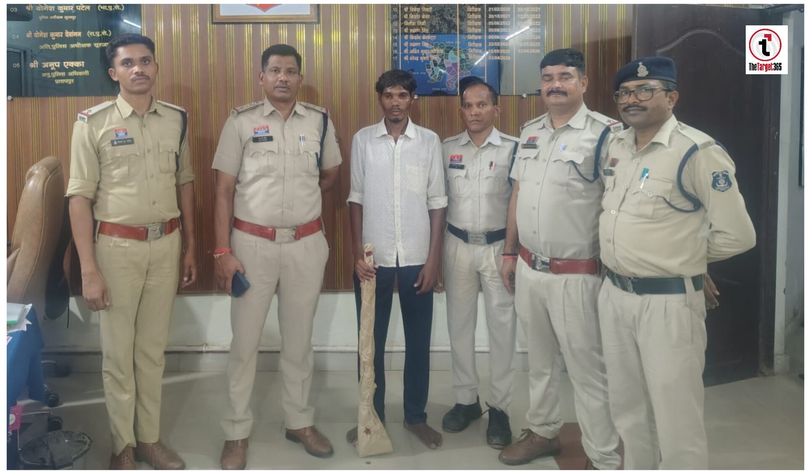 Surajpur News : प्रतापपुर में अंधे कत्ल का खुलासा, आपसी रंजिश में कुल्हाड़ी से हत्या; आरोपी गिरफ्तार