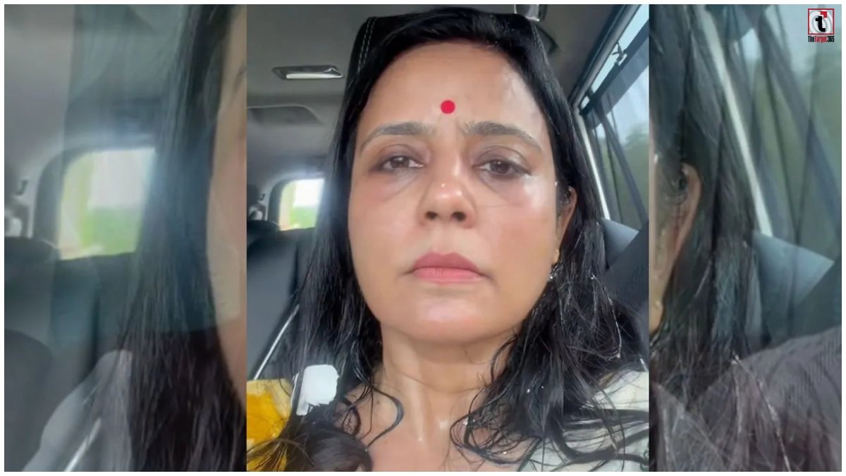 Mahua Moitra Egg Attack