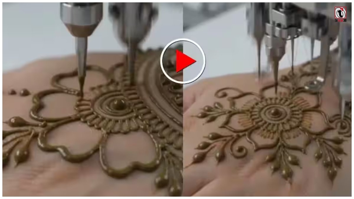 Mehendi Machine Viral Video