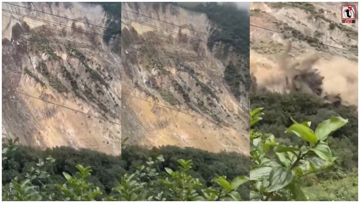 Nepal Landslide Video