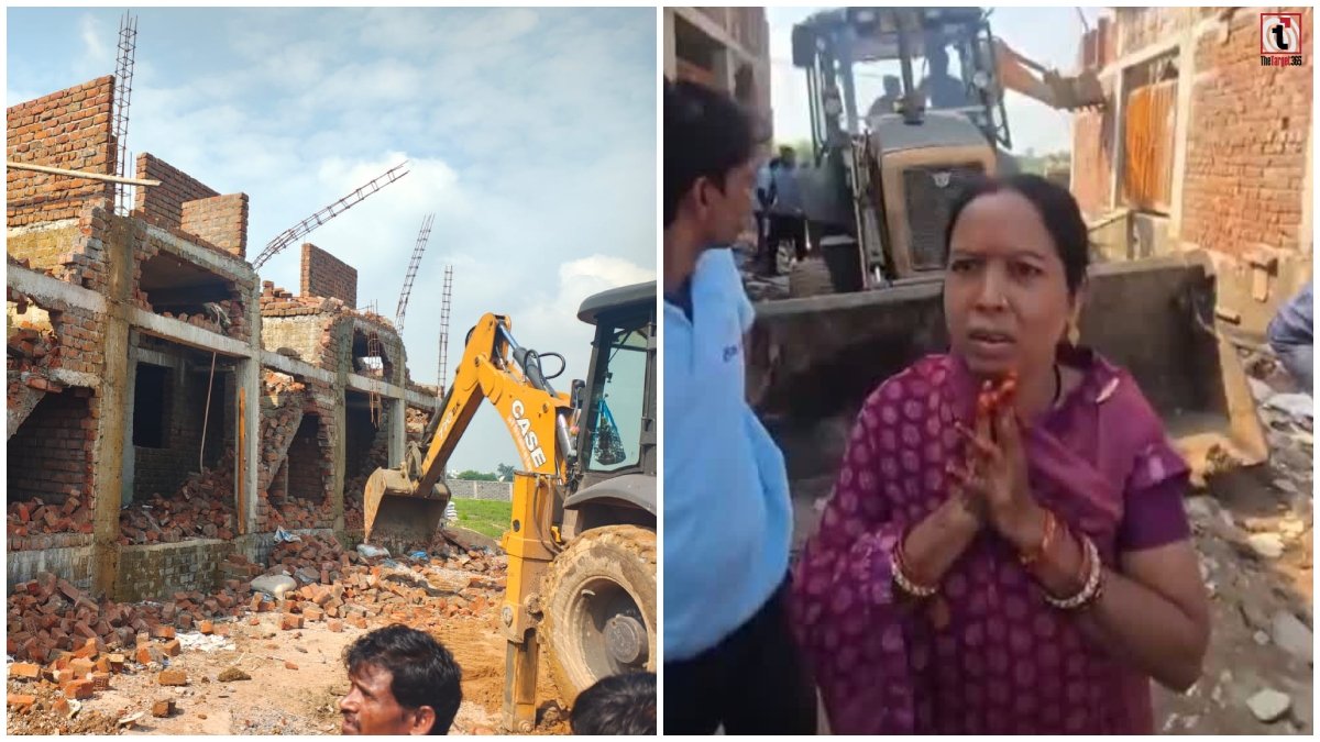 Raipur Bulldozer Action