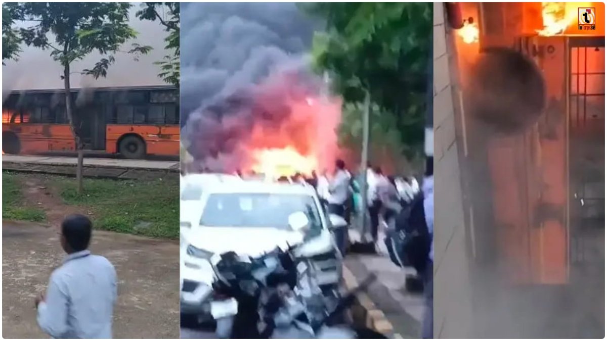 Raipur Bus Fire