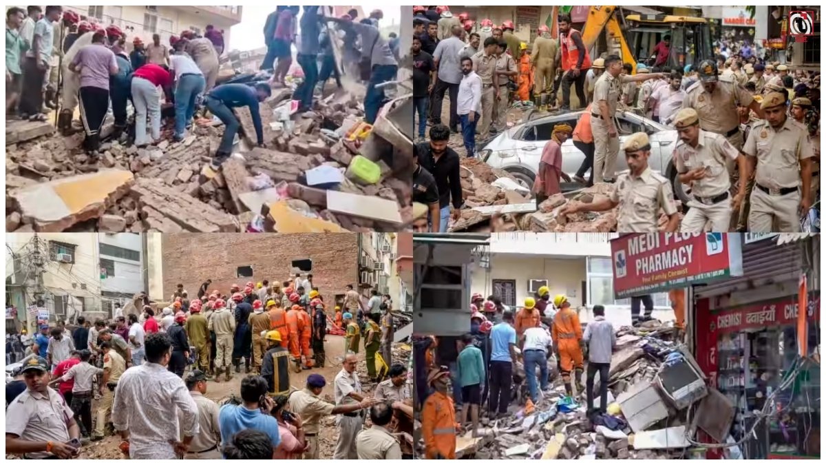 Satya Niketan Building Collapse