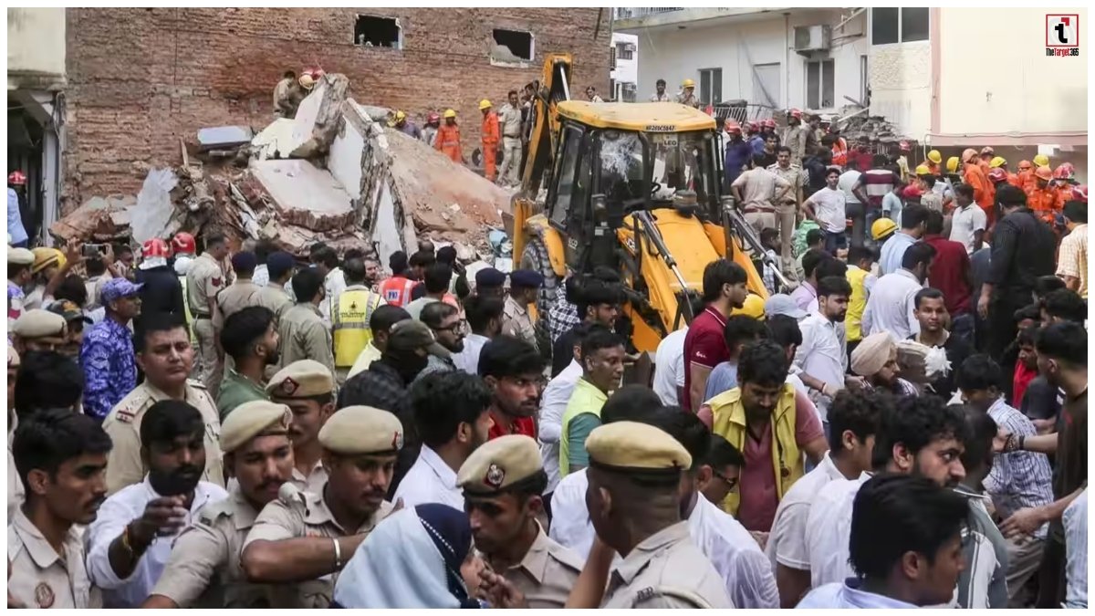 Satya Niketan Building Collapse