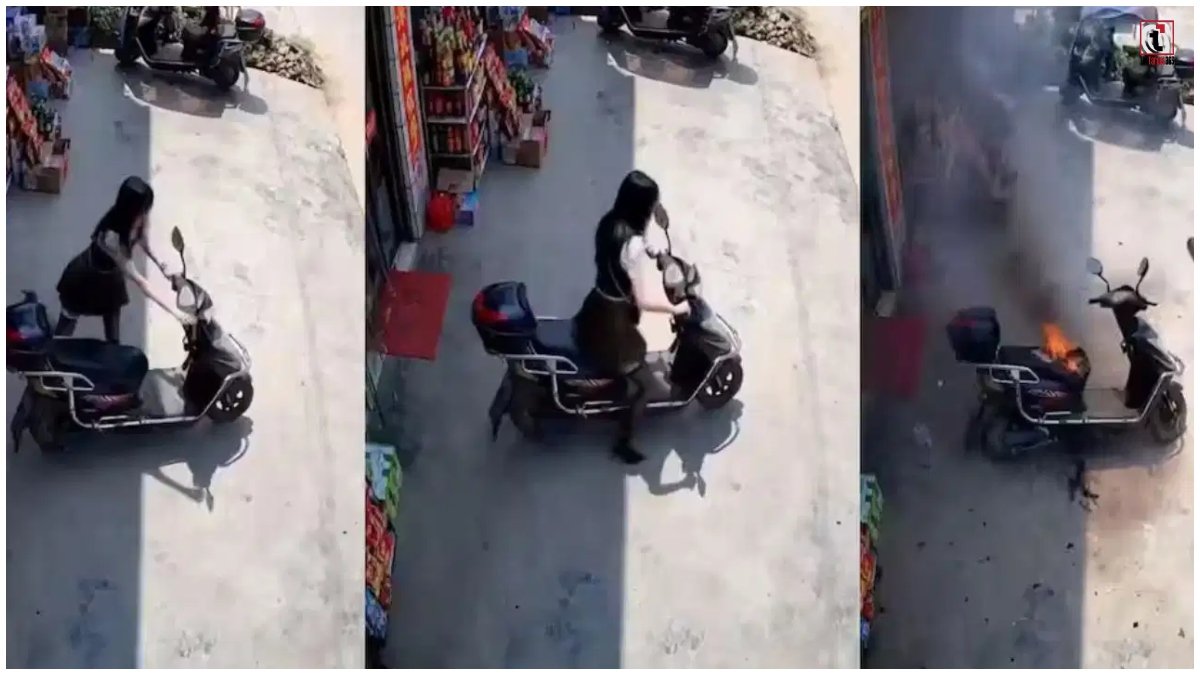 Scooter Blast Viral Video