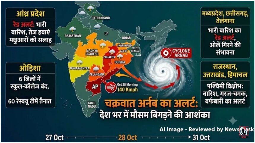 Cyclone Arnab Alert