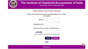 ICAI CA Inter Result 2026