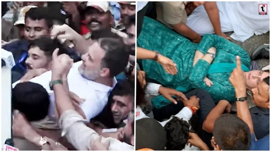 INDIA Bloc Protest: राहुल-प्रियंका हिरासत के बाद रिहा, ज्ञानेश कुमार के इस्तीफे पर अड़ा विपक्ष