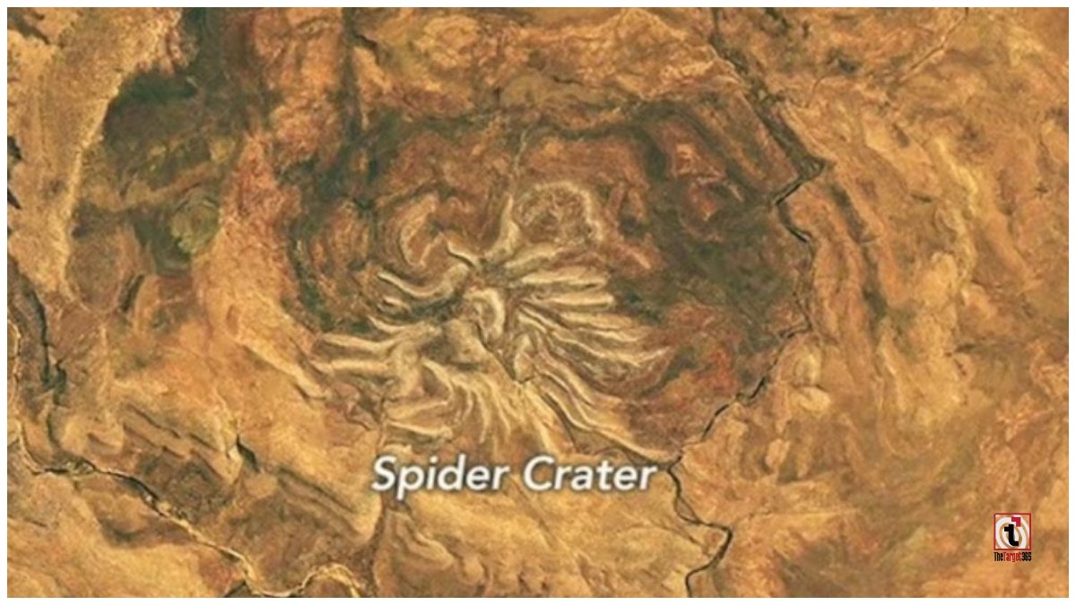 NASA Spider Crater