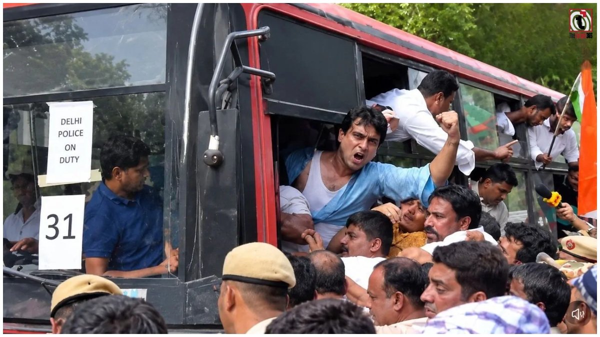 NSUI Protest Delhi