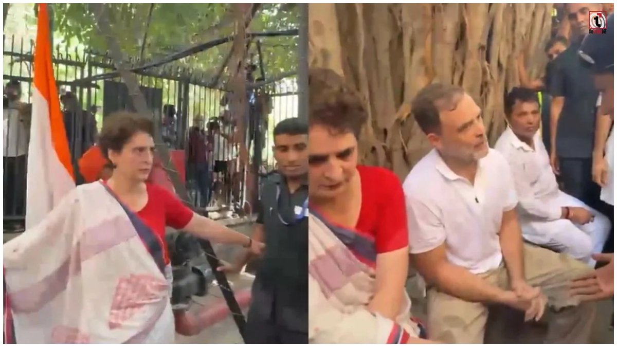 Priyanka Gandhi ECI March