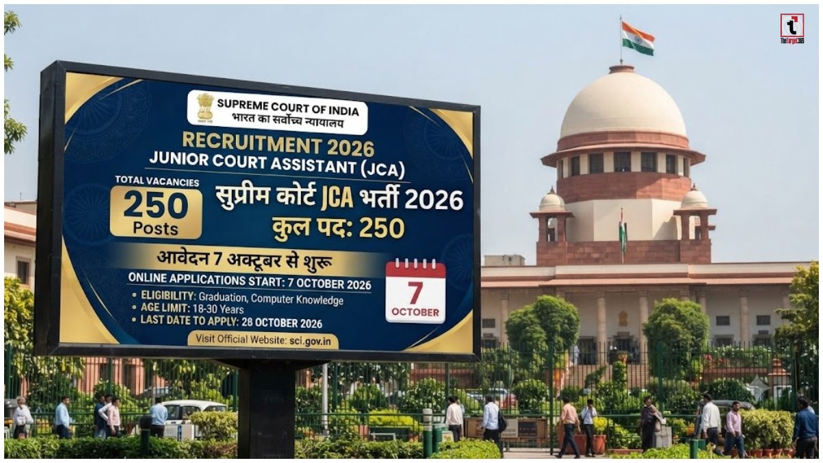 SC JCA Recruitment 2026