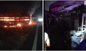 Bus Truck Accident