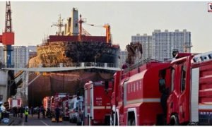 China Ship Fire